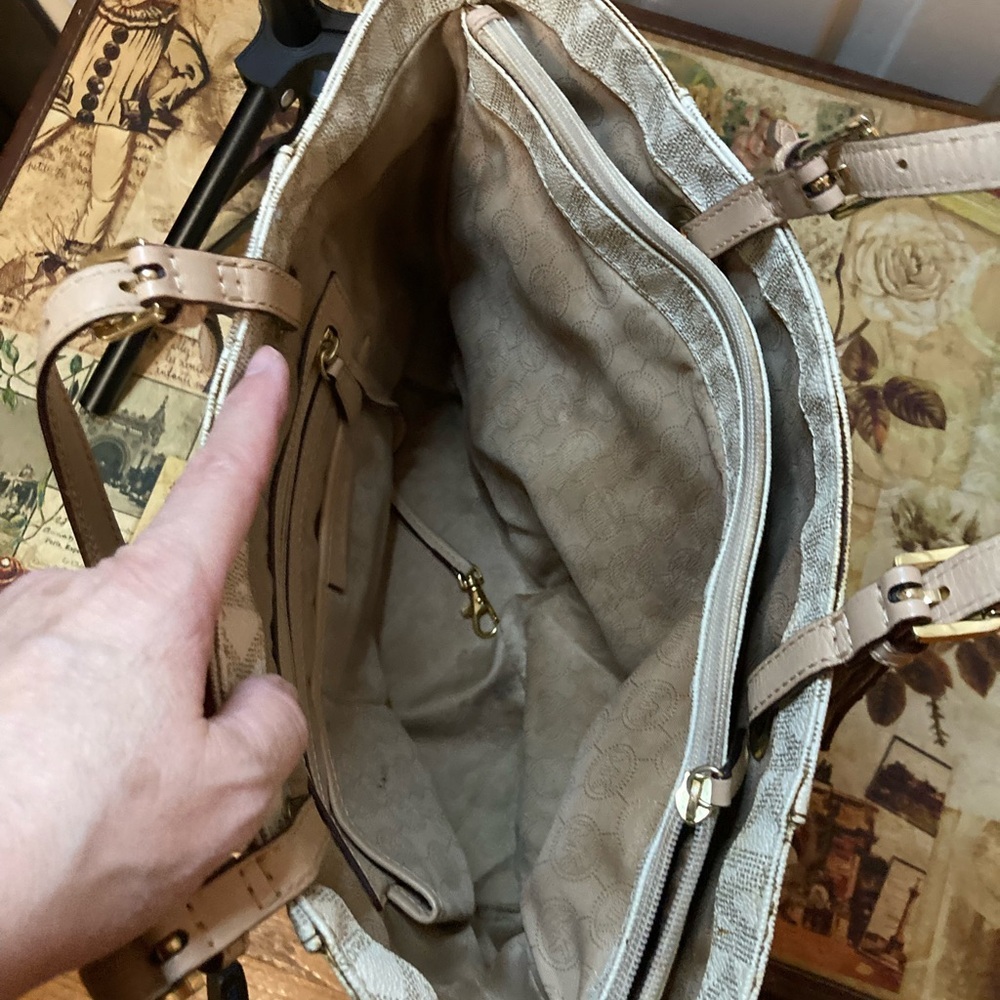 MK MICHAEL KORS Jet set 12x11 tote satchel SHOULDERBag - Picture 3 of 11